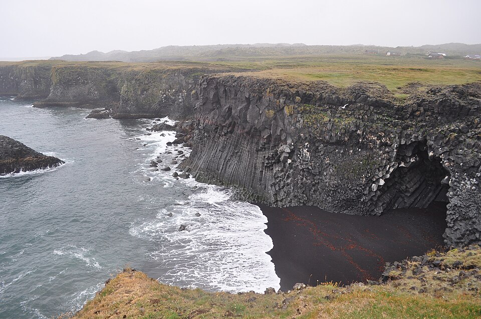 Arnarstapi basalt cliffs