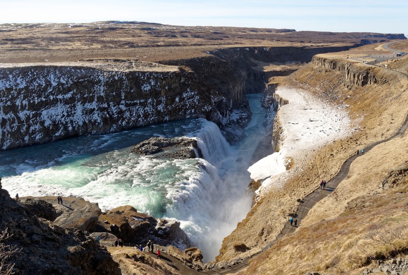 Gullfoss waterfall