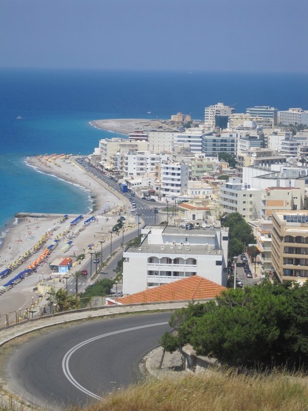 Rhodes Town from Monte Smith