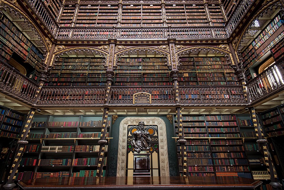 Royal Portuguese Cabinet of Reading – interior, Rio de Janeiro