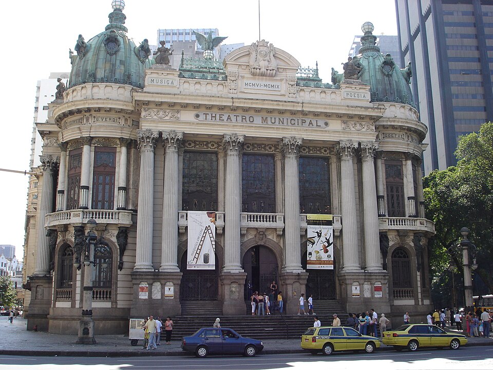 Theatro Municipal, Rio de Janeiro – Beaux-Arts facade