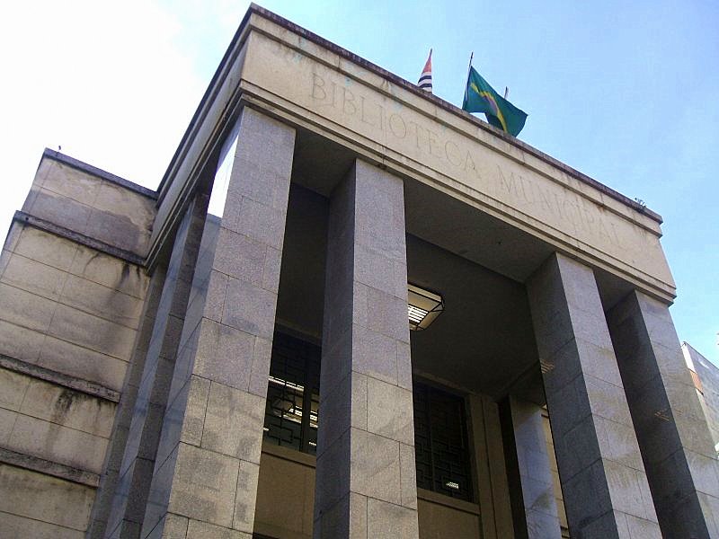 Biblioteca Mário de Andrade Art Deco facade