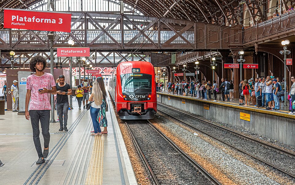 Estação da Luz Victorian railway terminus