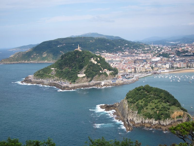 San Sebastián from Monte Urgull