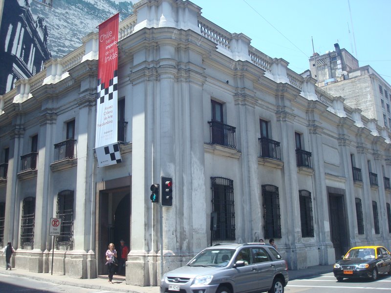 Museo Precolombino — neoclassical facade