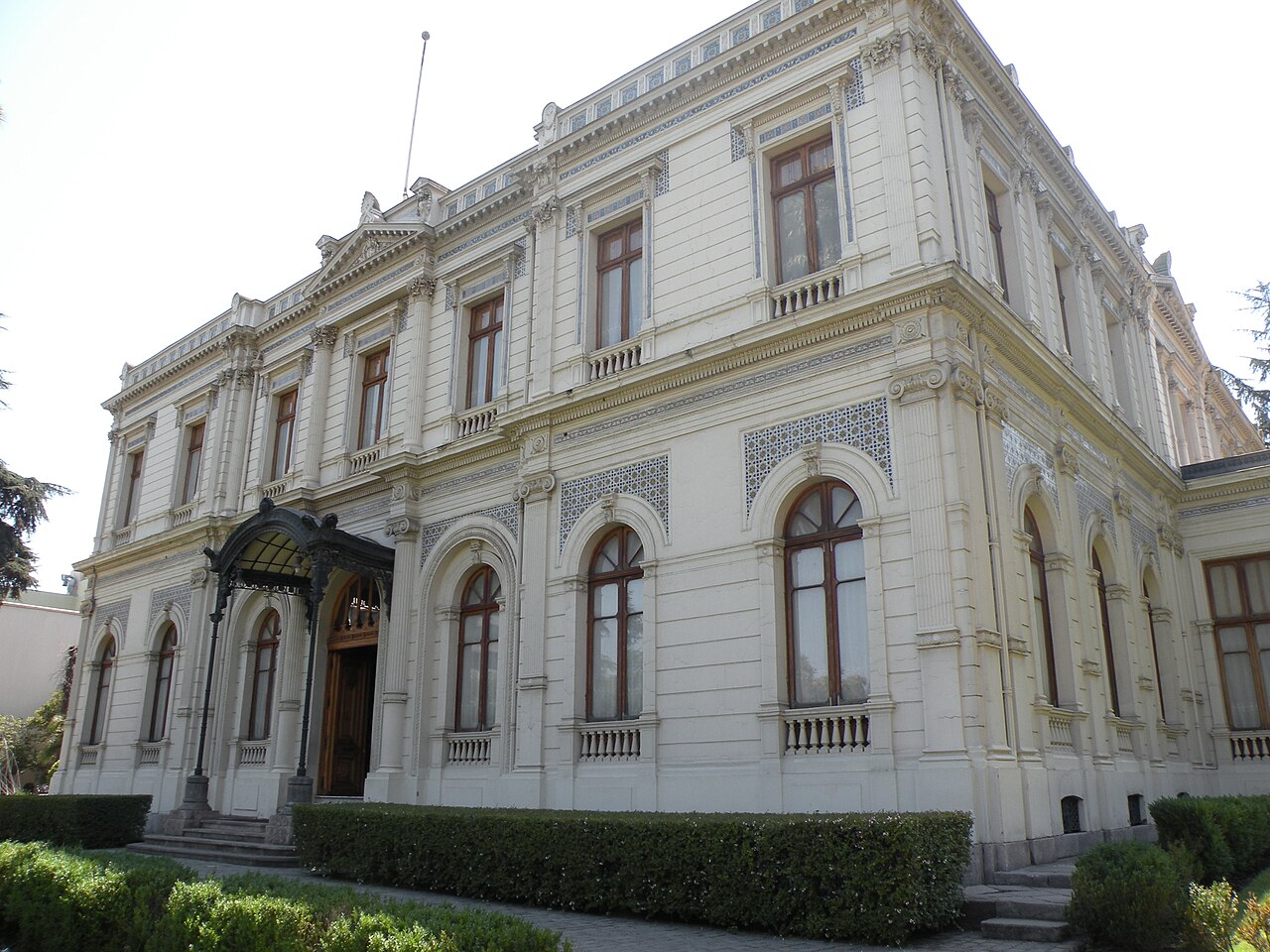 Palacio Cousiño — French Second Empire facade on Dieciocho