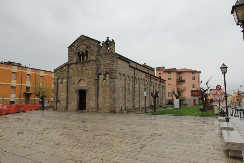 Basilica di San Simplicio Romanesque facade Olbia