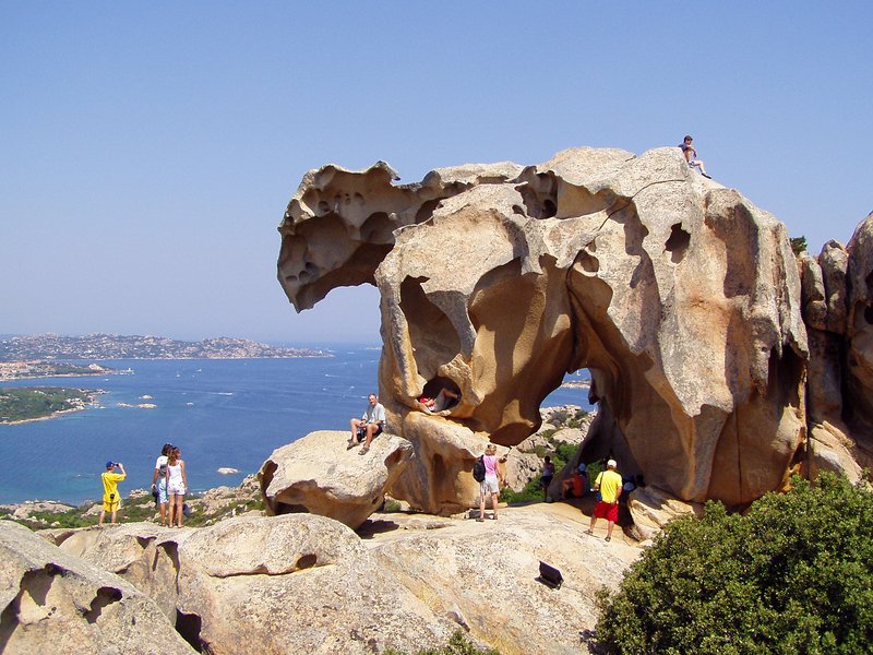 Bear Rock granite formation Palau