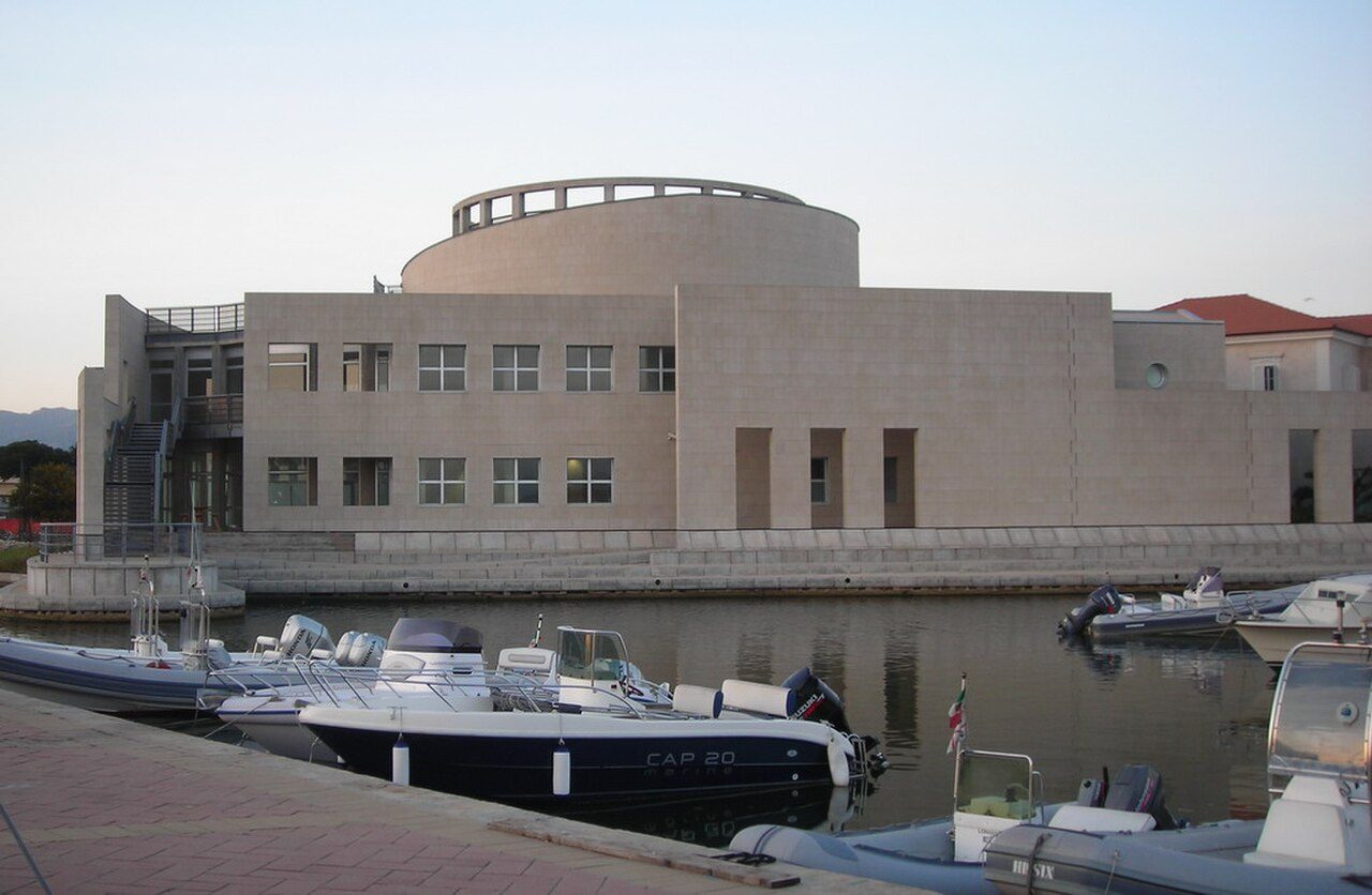 Olbia Archaeological Museum exterior Peddone island