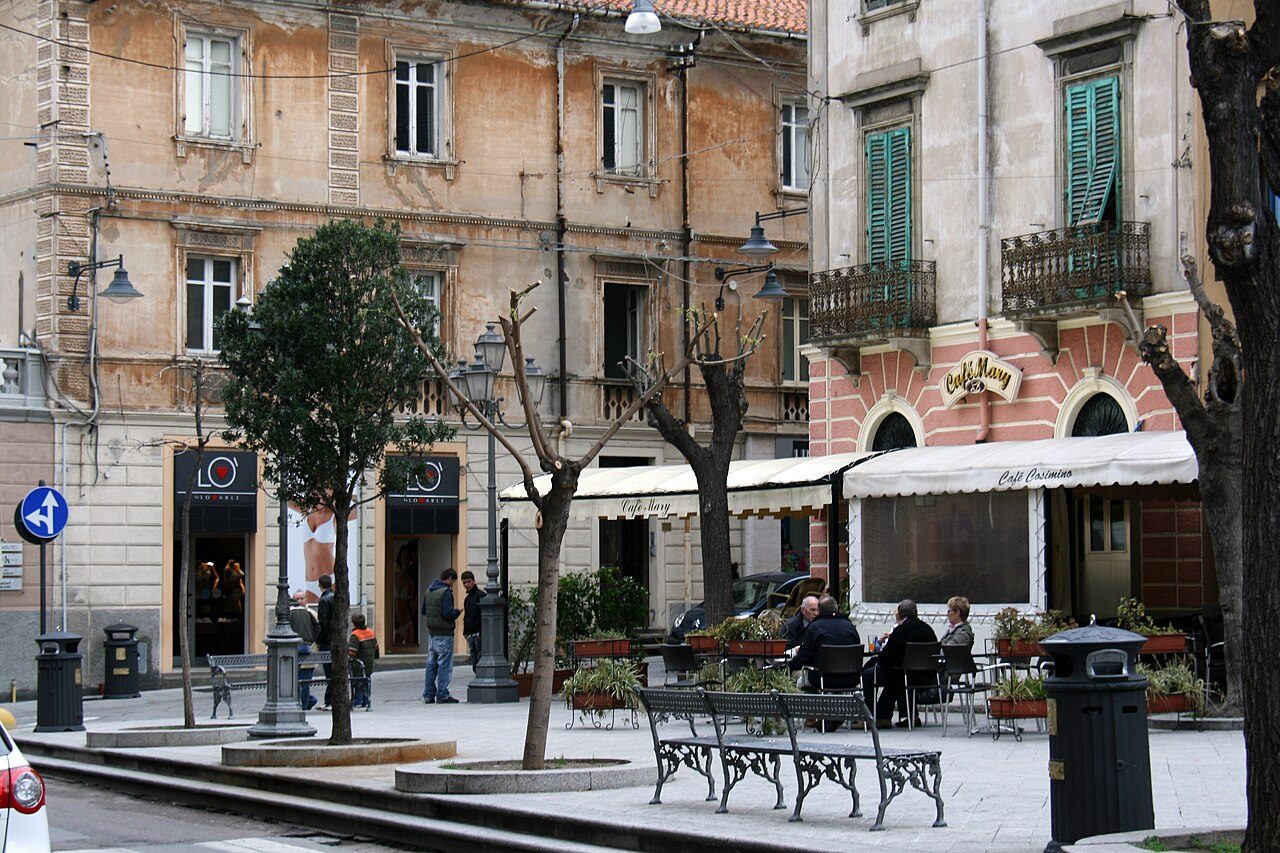 Piazza Margherita square Olbia
