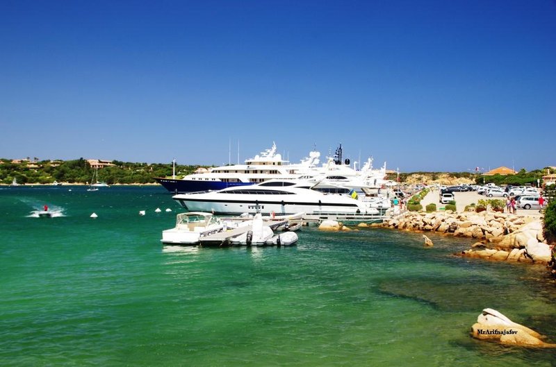 Porto Cervo marina and village