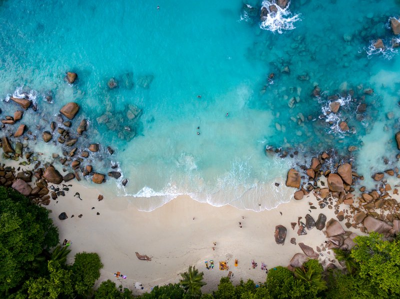 Anse Lazio beach Praslin