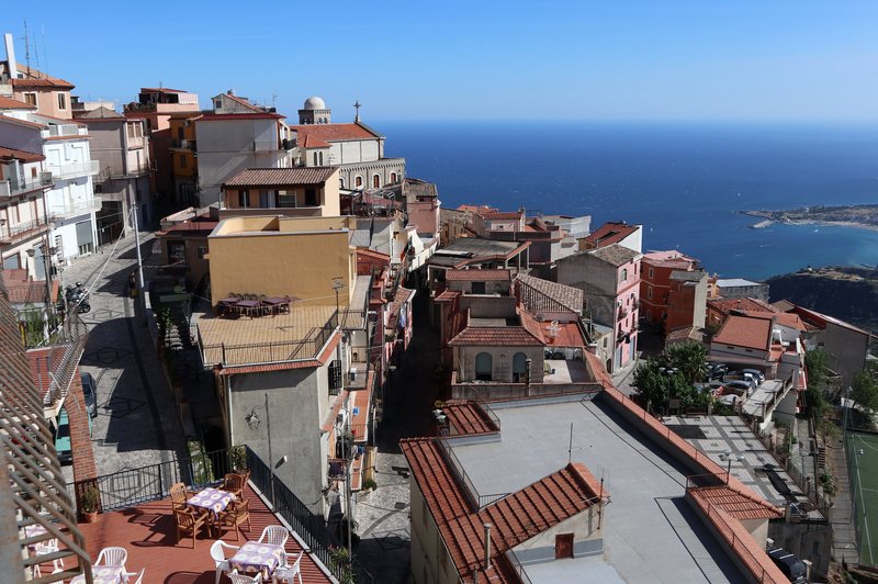 Castelmola village panorama