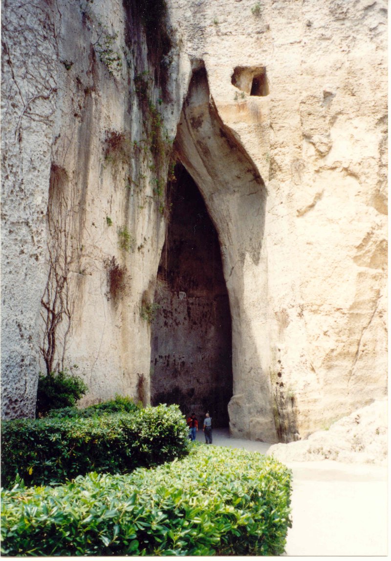 Ear of Dionysius limestone cave