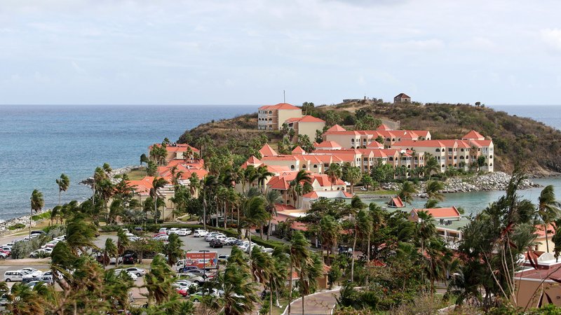 Fort Amsterdam overlooking Great Bay, Sint Maarten