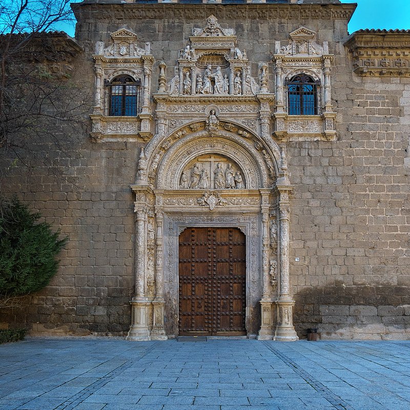 Museo de Santa Cruz Plateresque portal Toledo