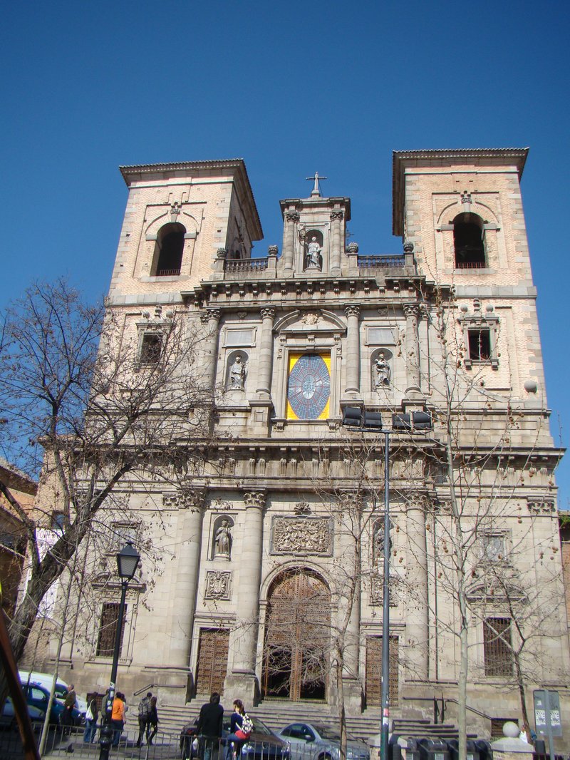 Iglesia de los Jesuitas twin Baroque towers Toledo