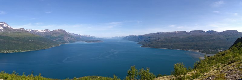 Lyngen Fjord from Falsnesfjellet