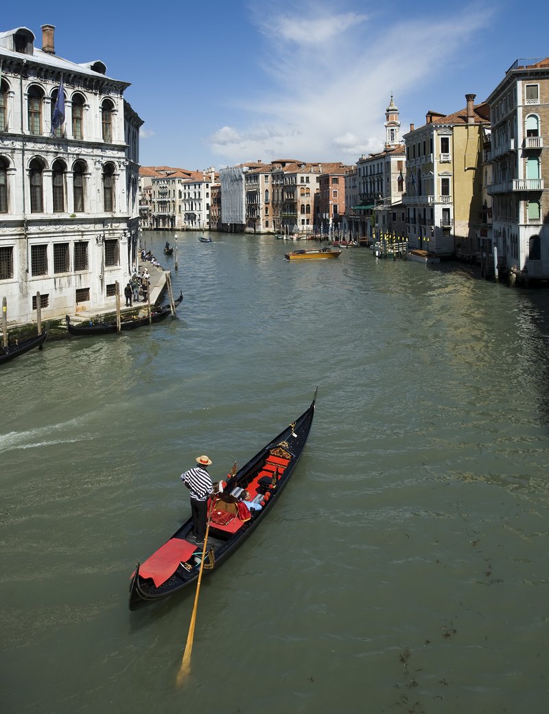 Gondola on the Grand Canal, Venice