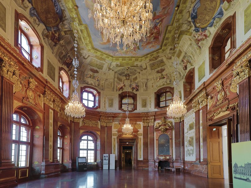Upper Belvedere Marble Hall interior