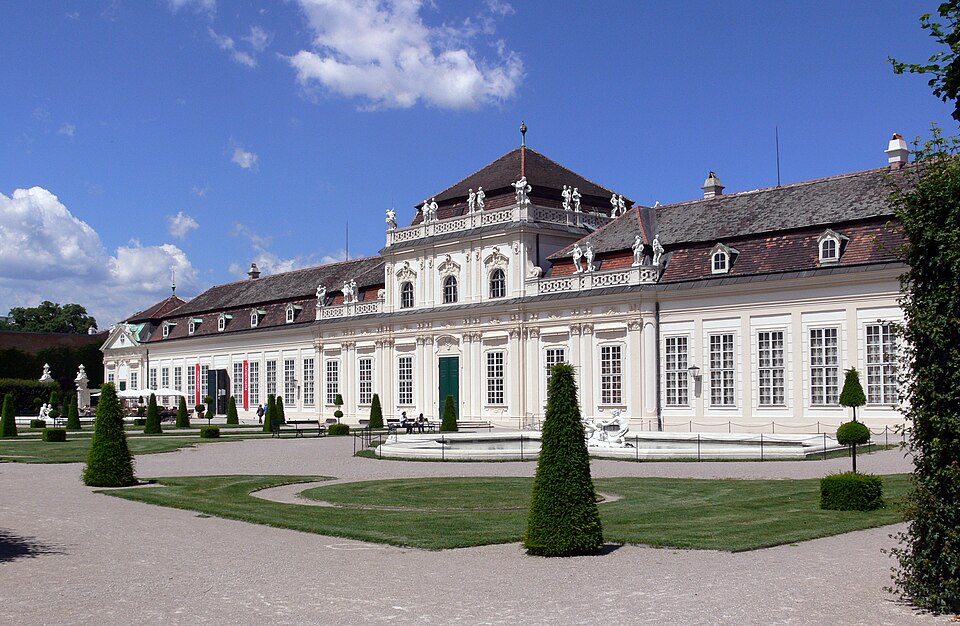 Lower Belvedere garden facade