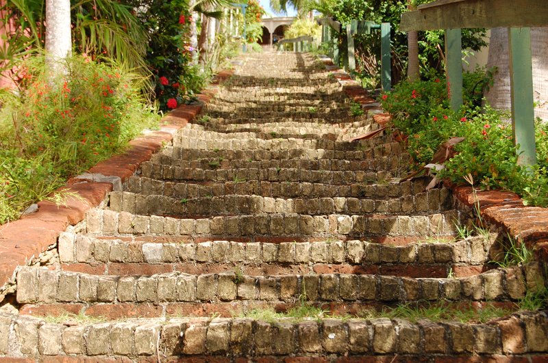 99 Steps brick stairway, Charlotte Amalie, St. Thomas USVI