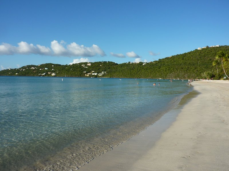 Magens Bay from above, viewed from Drake's Seat, St. Thomas USVI