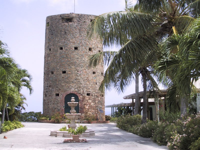 Blackbeard's Castle stone watchtower, Charlotte Amalie, St. Thomas USVI