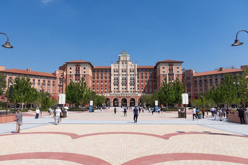 Main entrance of Universal Studios Beijing