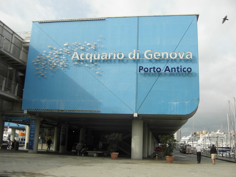 Acquario di Genova building at the Old Port