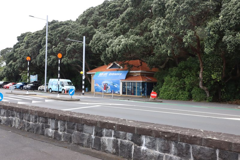 Entrance to Kelly Tarlton's Sea Life Aquarium on the Auckland waterfront