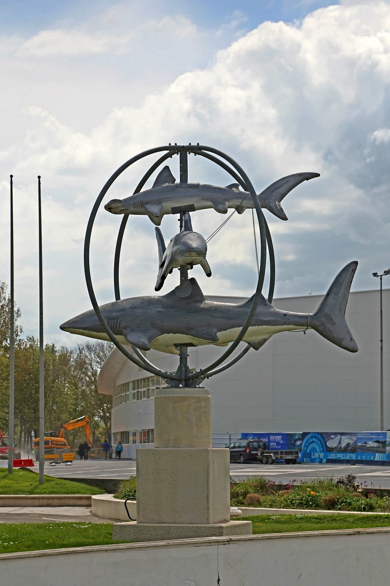 Exterior of the Nausicaá sea center in Boulogne-sur-Mer, France