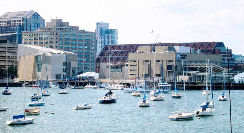 New England Aquarium on Boston Harbor