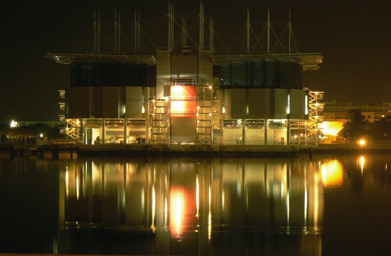 Oceanário de Lisboa building in Parque das Nações