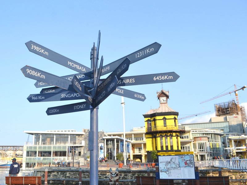 Victorian Clock Tower at the V&A Waterfront, Cape Town