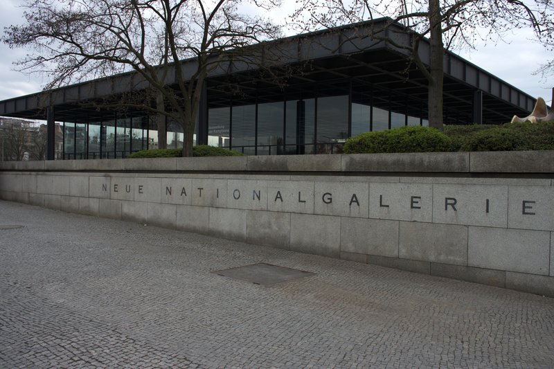 Neue Nationalgalerie glass pavilion, Berlin