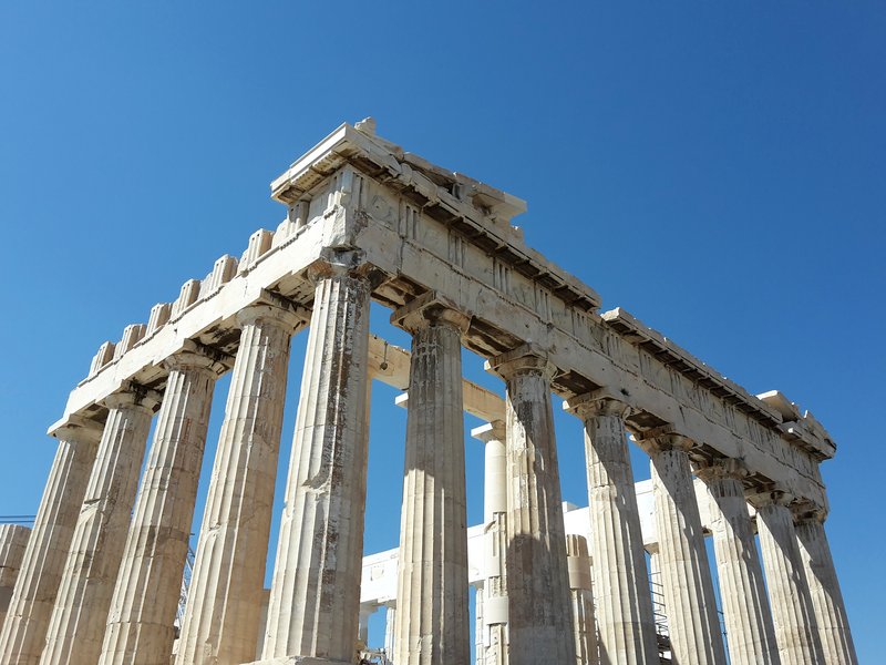Parthenon temple on the Acropolis, Athens