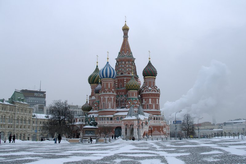 St. Basil's Cathedral on Red Square, Moscow