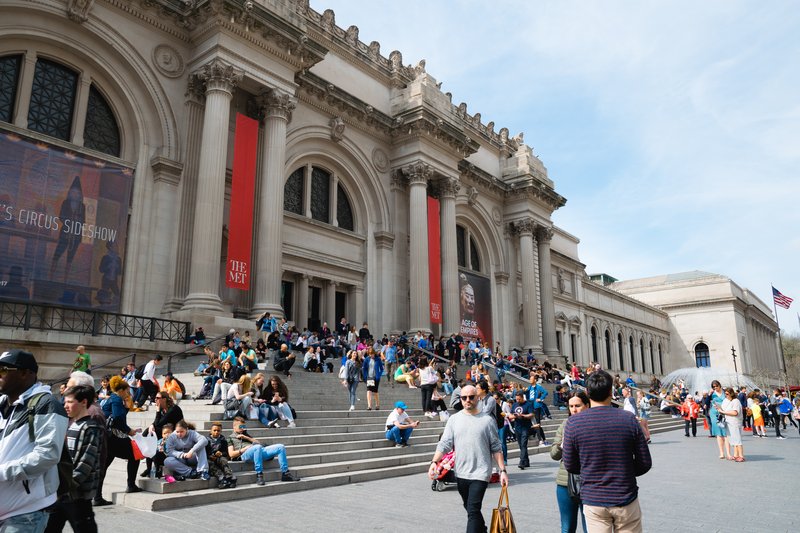 The Metropolitan Museum of Art facade, New York City