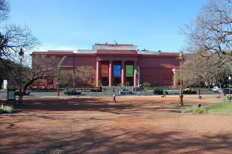 Exterior facade of the Museo Nacional de Bellas Artes in Buenos Aires