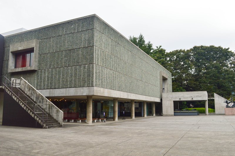 Le Corbusier-designed main building of the National Museum of Western Art, Tokyo