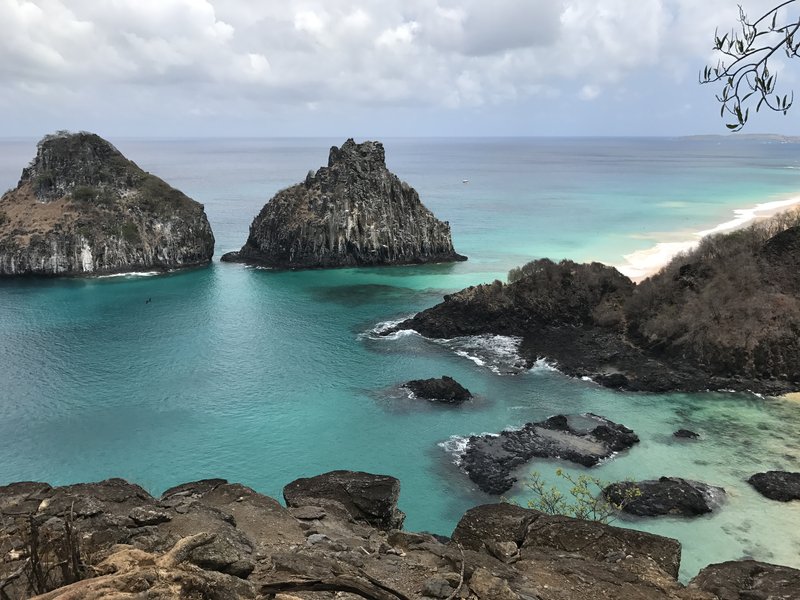 Rock-pool cove at Baía dos Porcos, Fernando de Noronha