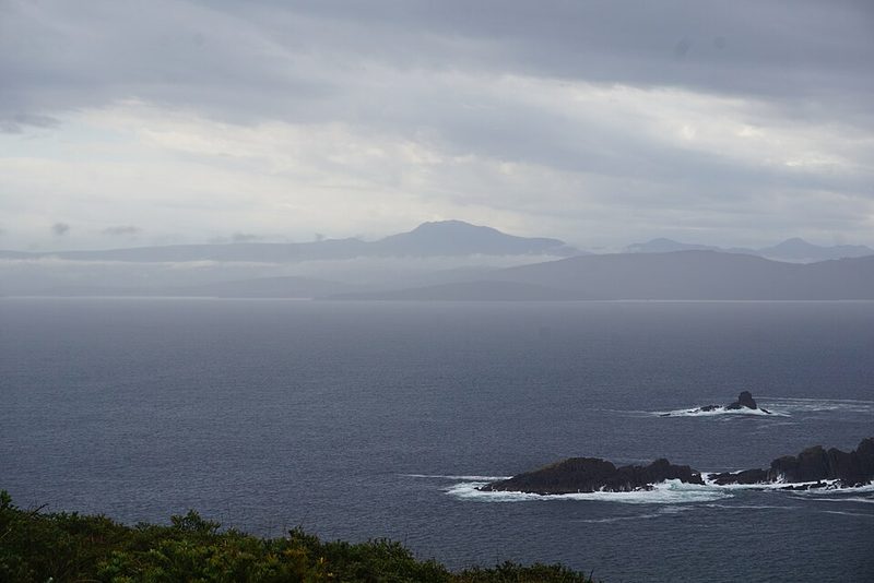 Coastline of Bruny Island, Tasmania