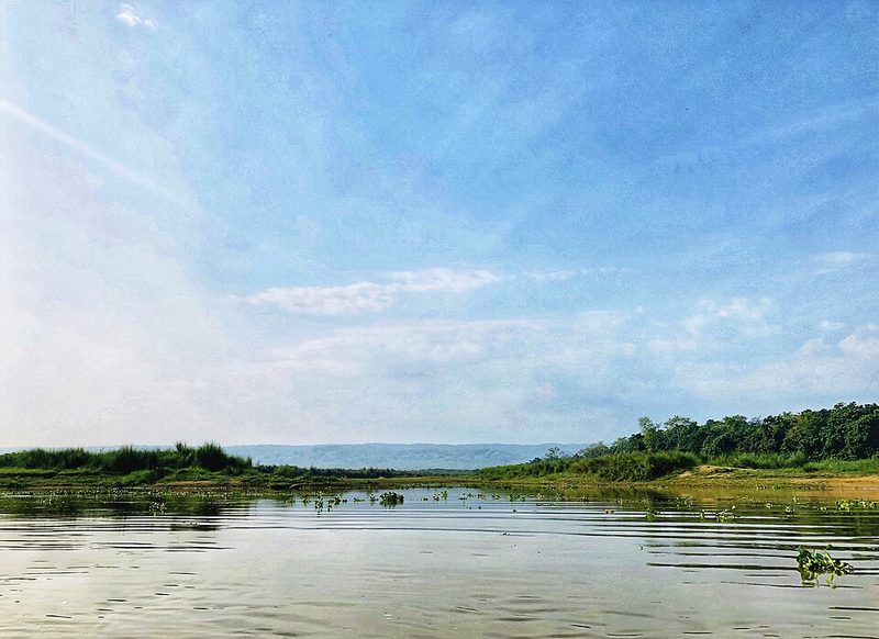 The Rapti River along the edge of Chitwan National Park, Nepal