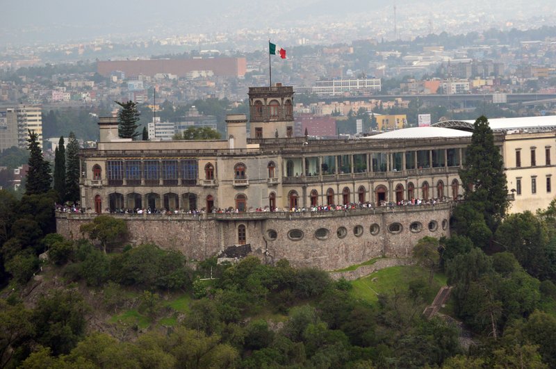 Chapultepec Castle overlooking Mexico City