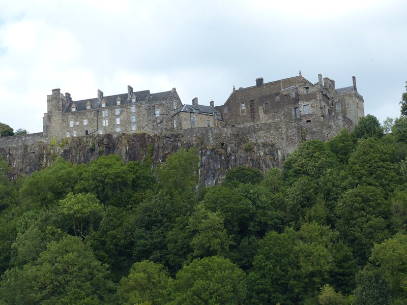 Stirling Castle on its volcanic crag