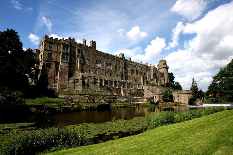 Warwick Castle across the River Avon