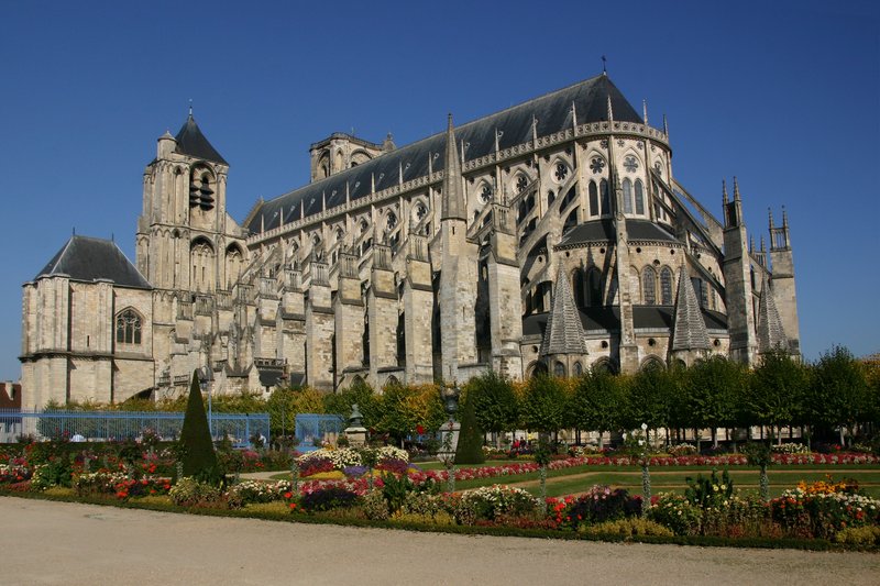Bourges Cathedral's Gothic exterior