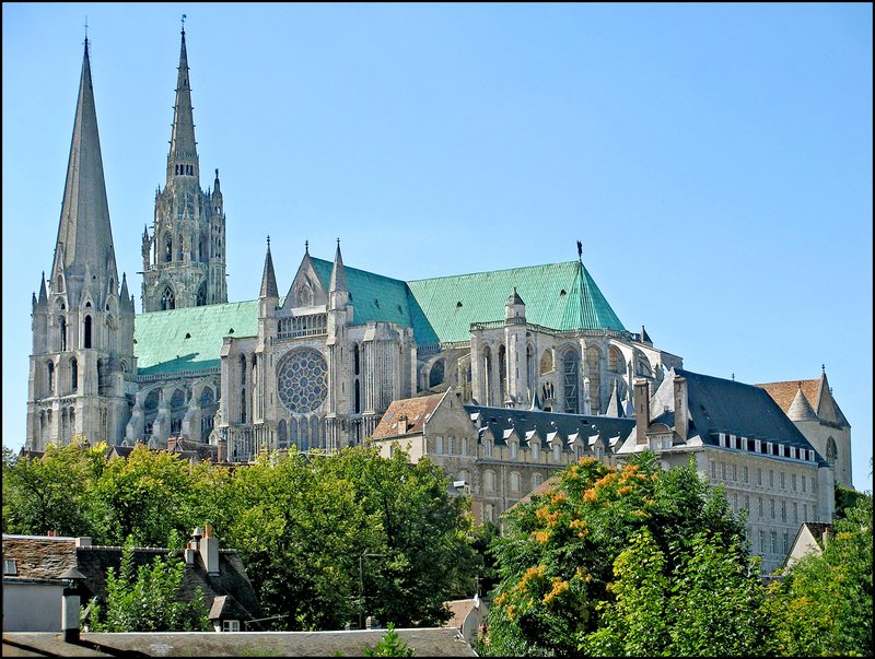 West facade of Chartres Cathedral, France