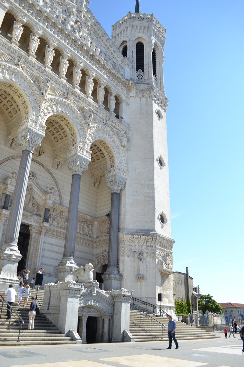 Basilica of Notre-Dame de Fourvière overlooking Lyon